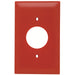 Pass And Seymour Trademaster Plate 1-Gang 1 Single Receptacle Red (TP7RED)