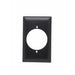 Pass And Seymour Trademaster Plate 1-Gang Power Outlet Black (TP724BK)