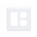 Pass And Seymour Trademaster Plate 2-Gang 1 Duplex 1 Decorator White (TP826W)