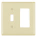 Pass And Seymour Trademaster Plate 2-Gang 1 Toggle 1 Decorator Gr (TP126GRY)