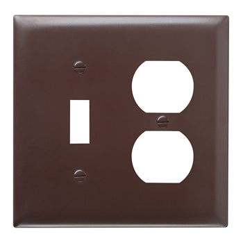 Pass And Seymour Trademaster Plate 2-Gang 1 Toggle 1 Duplex (TP18)