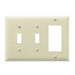 Pass And Seymour Trademaster Plate 3-Gang 2 Toggle 1 Decorator (TP226)