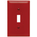 Pass And Seymour Trademaster Wall Plate 1-Gang 1 Toggle (TP1RED)