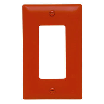 Pass And Seymour Trademaster Wall Plate 1-Gang Decorator Orange (TP26OR)