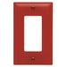 Pass And Seymour Trademaster Wall Plate 1-Gang Decorator Red (TP26RED)