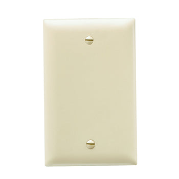 Pass And Seymour Trademaster Wall Plate 1-Gang 1 Blank Box Mount Ivory (TP13I)
