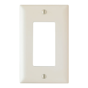 Pass And Seymour Trademaster Wall Plate 1-Gang 1 Decorator Light Almond (TP26LA)