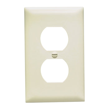 Pass And Seymour Trademaster Wall Plate 1-Gang 1 Duplex Light Almond (TP8LA)