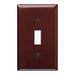 Pass And Seymour Trademaster Wall Plate 1-Gang 1 Toggle Brown (TP1)