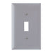 Pass And Seymour Trademaster Wall Plate 1-Gang 1 Toggle Gray (TP1GRY)