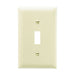 Pass And Seymour Trademaster Wall Plate 1-Gang 1 Toggle Ivory (TP1I)