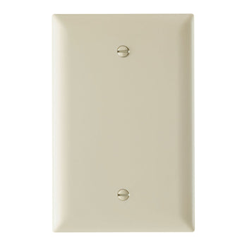 Pass And Seymour Trademaster Wall Plate Jumbo 1-Gang Blank Ivory (TPJ13I)