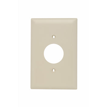 Pass And Seymour Trademaster Wall Plate Jumbo 1-Gang Single Ivory (TPJ7I)
