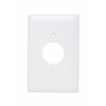 Pass And Seymour Trademaster Wall Plate Jumbo 1-Gang Single White (TPJ7W)