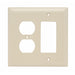 Pass And Seymour Trademaster Wall Plate Jumbo 2-Gang 1 Duplex Decorator Ivory (TPJ826I)
