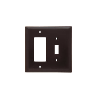 Pass And Seymour Trademaster Wall Plate Jumbo 2-Gang 1 Toggle 1 Decorator (TPJ126)
