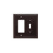 Pass And Seymour Trademaster Wall Plate Jumbo 2-Gang 1 Toggle 1 Decorator (TPJ126)