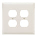 Pass And Seymour Trademaster Wall Plate Jumbo 2-Gang 2 Duplex Light Almond (TPJ82LA)