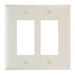 Pass And Seymour Trademaster Wall Plate Jumbo 2-Gang 2 Decorator Light Almond (TPJ262LA)