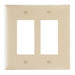 Pass And Seymour Trademaster Wall Plate Jumbo 2-Gang 2 Decorator (TPJ262)