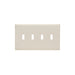 Pass And Seymour Trademaster Wall Plate Jumbo 4-Gang 4 Toggle Light Almond (TPJ4LA)