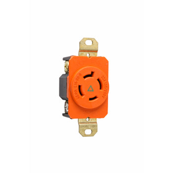 Pass And Seymour Turnlok Single Receptacle 4W 20A 125/250V Isolated Ground (IGL1420R)