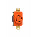 Pass And Seymour Turnlok Single Receptacle 4W 30A 125/250V Isolated Ground (IGL1430R)