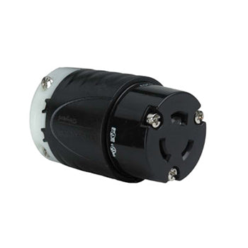 Pass And Seymour Turnlok Connector 20A 125V Black (L520CBK)