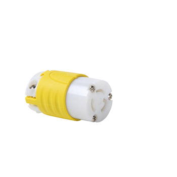 Pass And Seymour Turnlok Connector 3-Wire 15A125V Corrosion-Resistant (CRL515C)