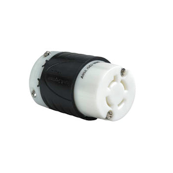 Pass And Seymour Turnlok Connector 4W 20A 125/250V Brown And White (L1420C)