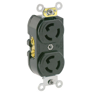 Pass And Seymour Turnlok Duplex Receptacle 3-Way 15A 125V (4700)