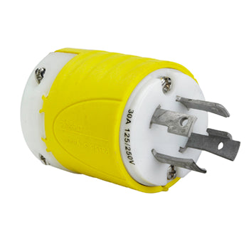 Pass And Seymour Turnlok Plug 4-Wire 30A 125/250V Corrosion-Resistant (CRL1430P)