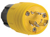 Pass And Seymour Turnlok Plug IP67 15A 250V L615P Yellow And Brown (24W49)