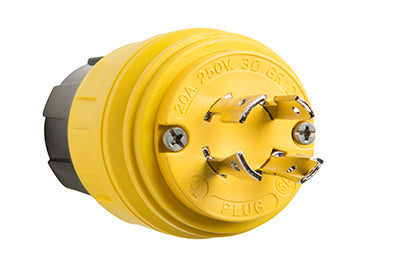 Pass And Seymour Turnlok Plug IP67 20A 3 Phase 250V L1520P (26W75)