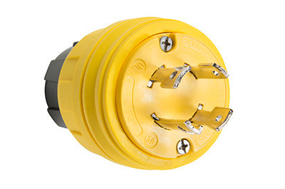 Pass And Seymour Turnlok Plug IP67 30A 125/250V L1430P (28W74)