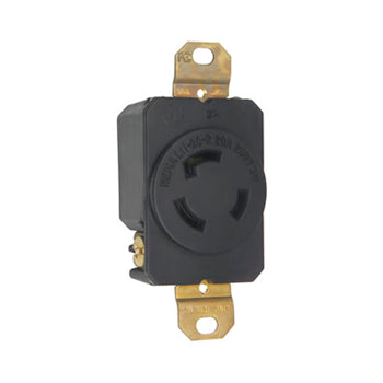 Pass And Seymour Turnlok Receptacle 3-Way 20A 3P 250V (L1120R)
