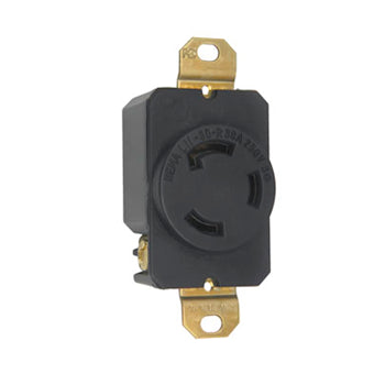 Pass And Seymour Turnlok Receptacle 3-Way 30A 3P 250V (L1130R)