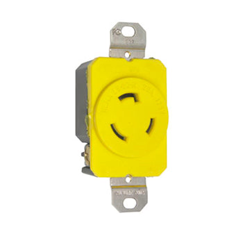 Pass And Seymour Turnlok Receptacle 3-Wire 20A 125V Corrosion-Resistant (CRL520R)