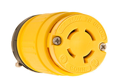 Pass And Seymour Turnlok Rubber Connector 20A 3 Phase 250V L1520R (2775)