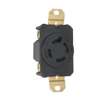 Pass And Seymour Turnlok Single Receptacle 4W 20A 3P 480V (L1620R)