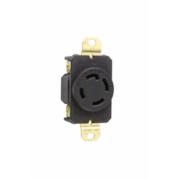 Pass And Seymour Turnlok Single Receptacle 4W 30A 3P 480V (L1630R)
