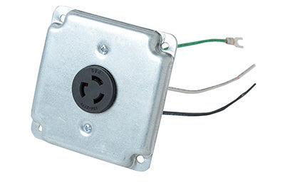 Pass and Seymour Turnlok Single Receptacle 3W 15A 277V Pre Fab  (4760PF)