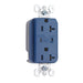 Pass And Seymour TVSS Receptacle 20A 125V Alarm Blue (5362BLSP)