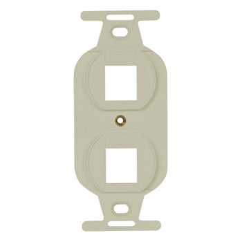 Pass And Seymour Type-106 Receptacle Strap 2-Port Light Almond (WP1062LA)