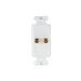 Pass And Seymour Universal Single Speaker Outlet Strap White (F9006WH)