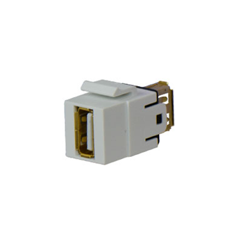 Pass And Seymour USB 2.0 A/A Coupler Insert White (WP1220WH)