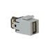 Pass And Seymour USB 2.0 A/A Coupler Insert White (WP1220WH)