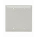 Pass And Seymour Wall Plate 2-Gang Blank Light Almond (SP23LA)