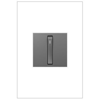 Pass And Seymour Whisper Switch 2-Module 15A Single Pole/3-Way Magnesium (ASWR1532M4)