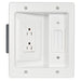 Pass And Seymour White Flat Panel Recessed Wall Plate (HT2102WHV1)